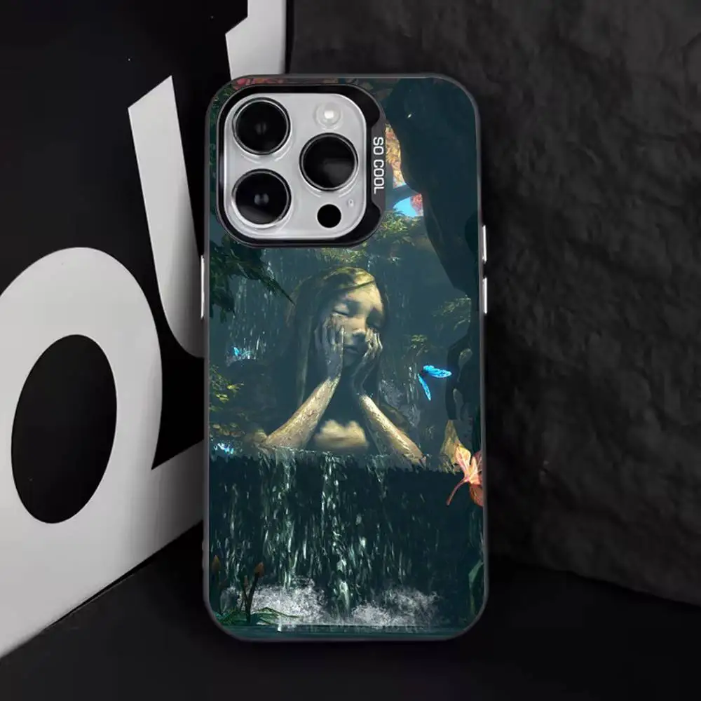 A-Alice M-Madness Returns Funda de teléfono para iPhone 17,16,15,14,13,12,11,Pro,Max,Plus,E,Air,Mini Funda de Tpu negra