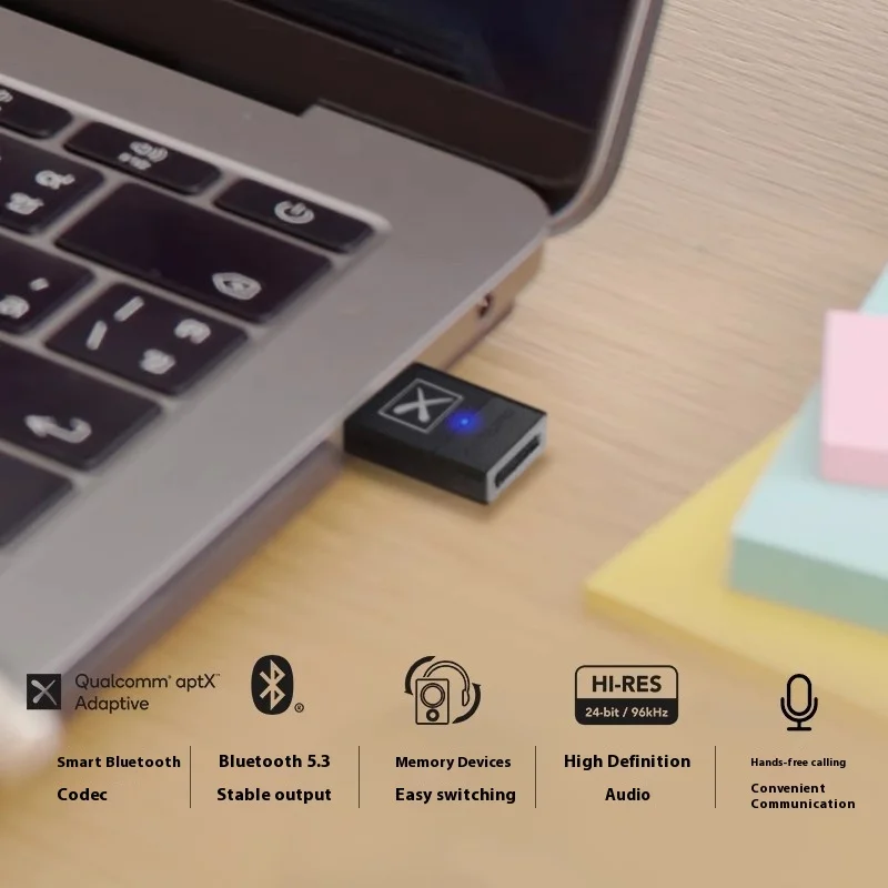 الإبداعية BT-W5 بلوتوث 5.3 جهاز إرسال سمعي APTX الأسرة دلو PCPS4PS5SSWITCH اتصال متعدد النقاط الألعاب المحمولة #5