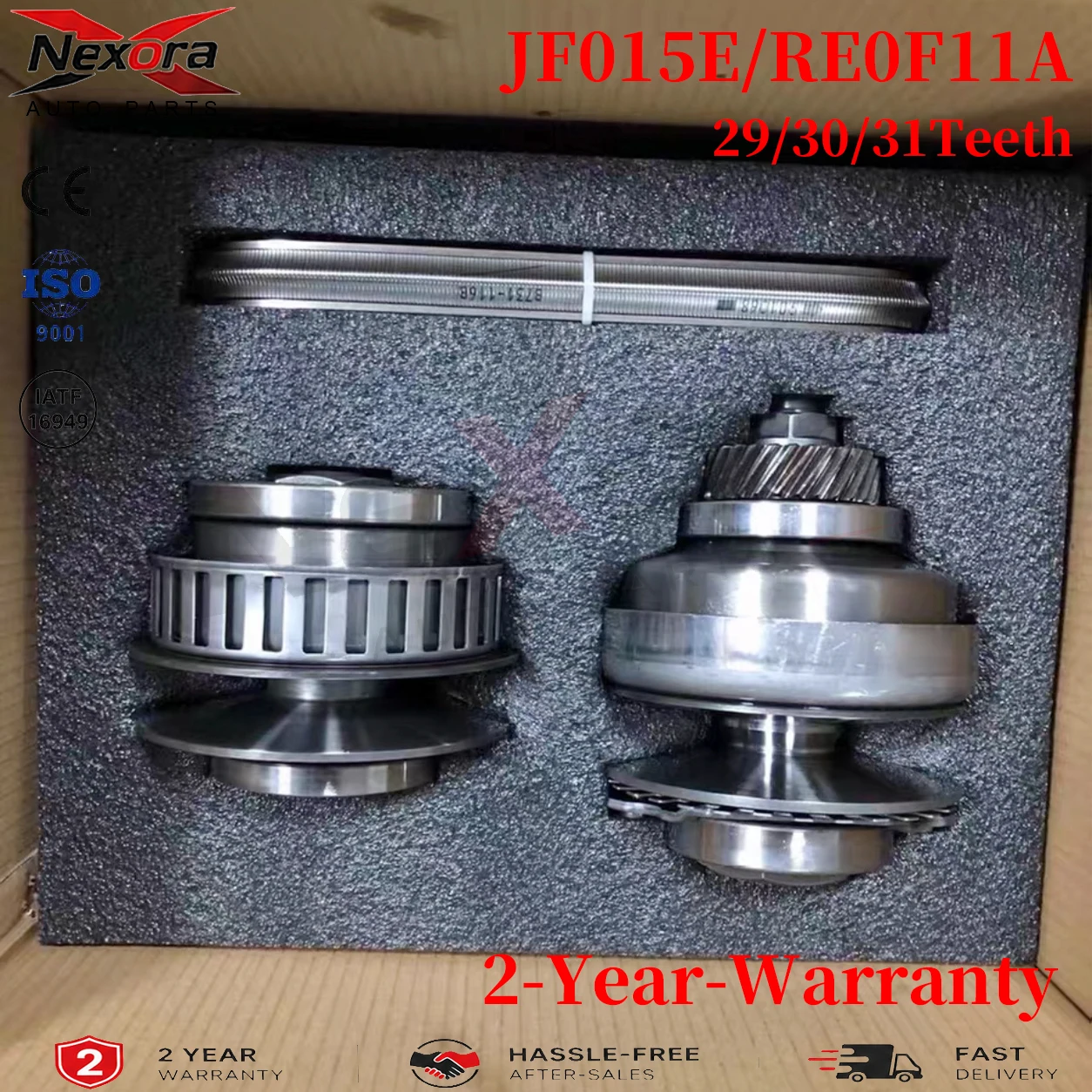 Almost New JF015E RE0F11A CVT Pulley Set Drive Driven Pulley Chain Belt 901068 901072 31214-3JX9A For Nissan Sunny Sylphy Tiida