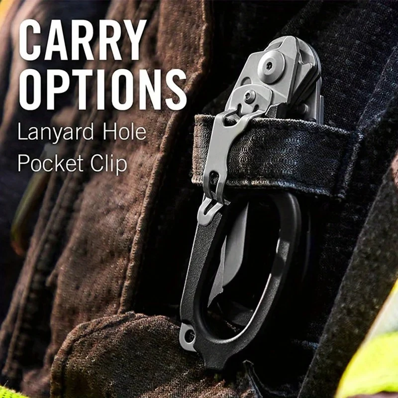Multifunction Heavy-Duty Emergency/Trauma Shears Raptors First Aid Expert Tactical Folding Scissors Outdoor Survival Tool