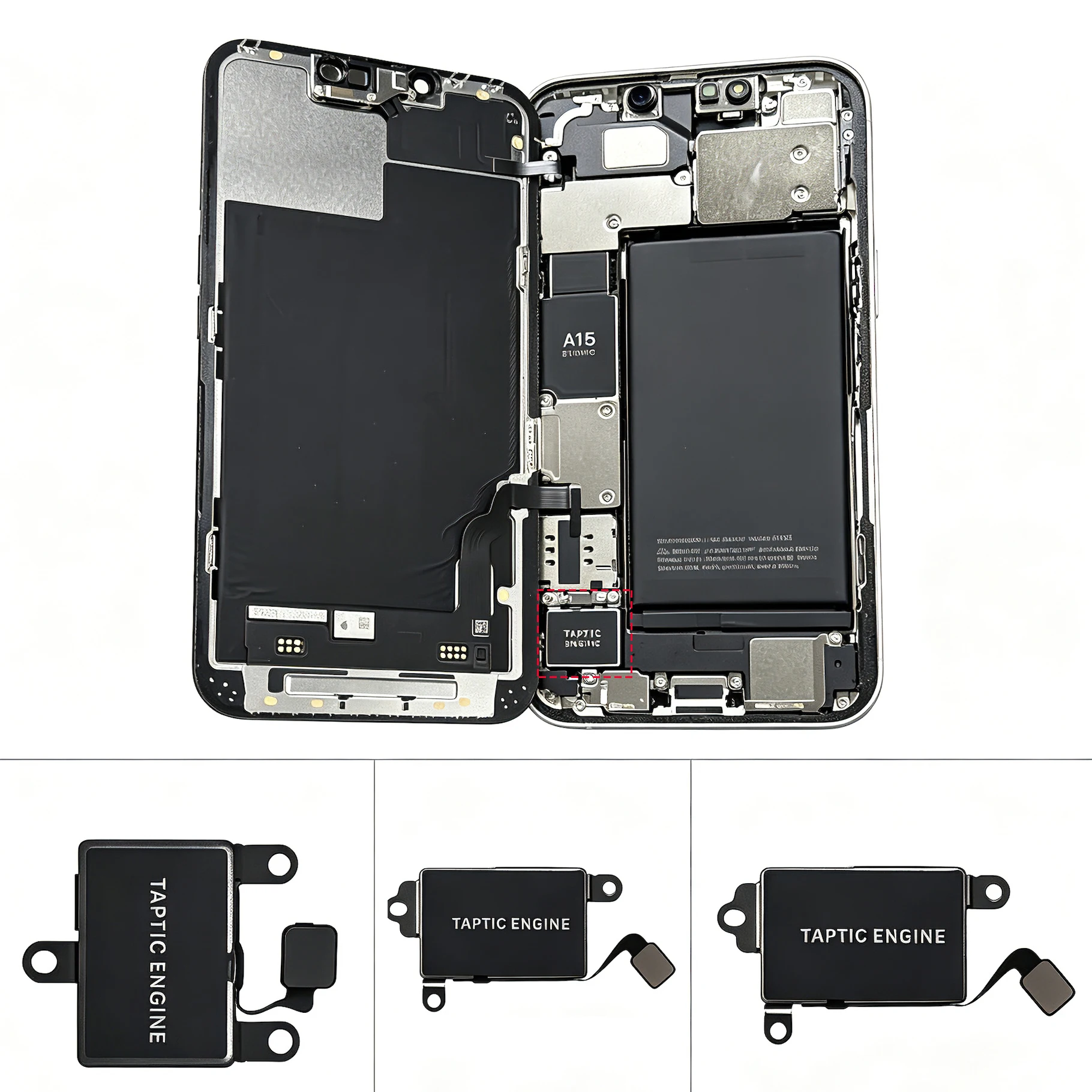 Vibrate Motor Taptic Engine for iPhone  X XR XS 11 12 Mini Pro Max Vibrator Module Replacement