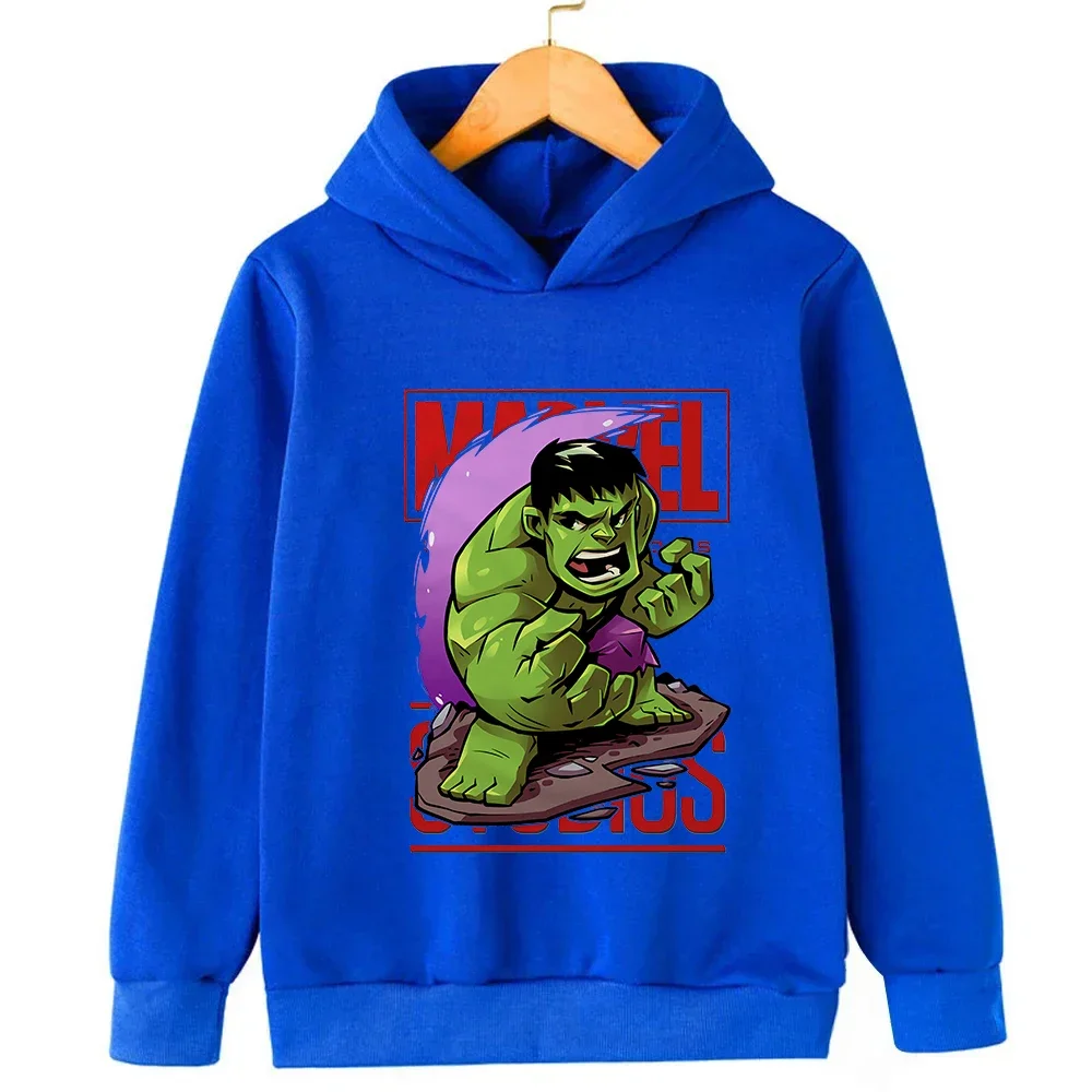 Marvel vengadores Hulk niño niña niños Sudadera con capucha chico ropa otoño superhéroe Casual moda deporte sudaderas pulóver