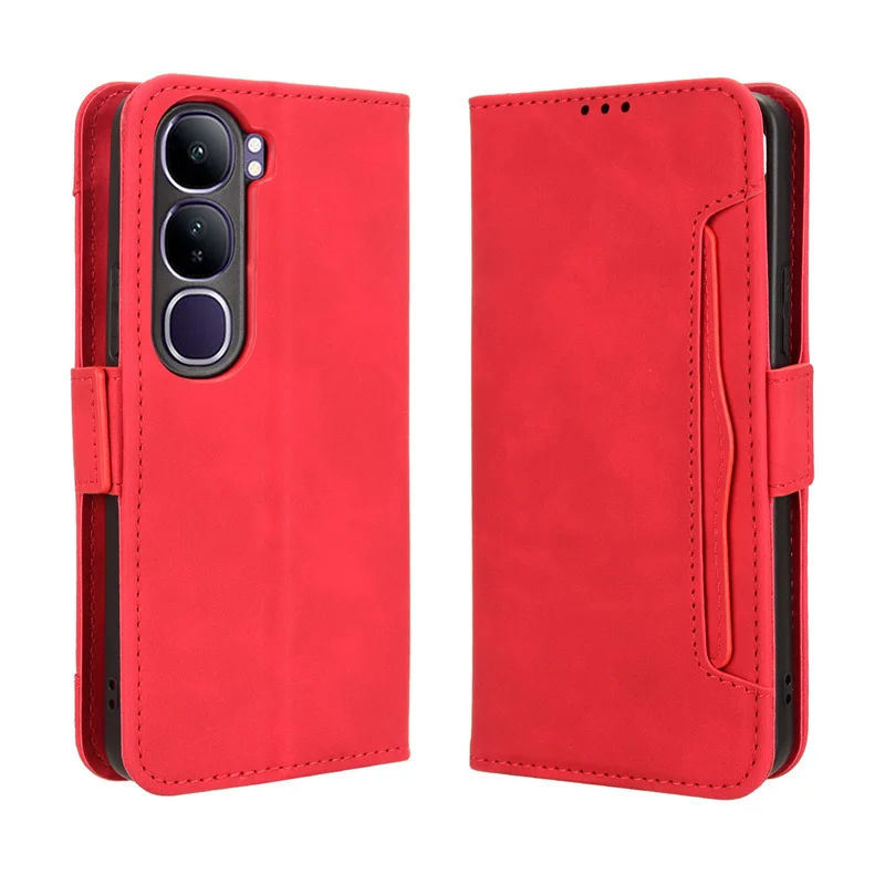 

For Vivo V40 Lite 5G Indonesia Card Bag Business Leather Wallet Case Leather card slot for Vivo V40 Lite 4G Indonesia Phone Case