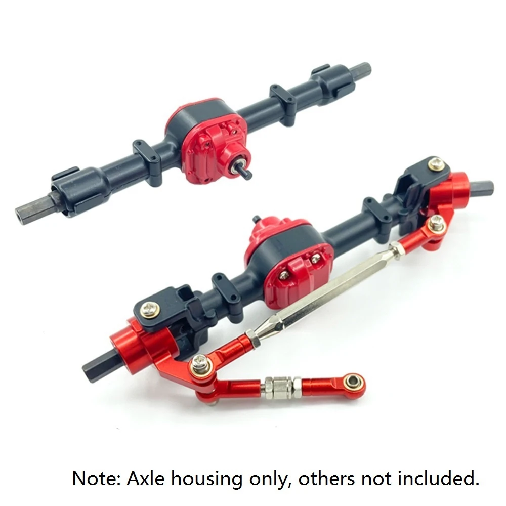 Custodia a ponte per alloggiamento asse anteriore e posteriore in metallo per MN D90 MN99S MN-90 1/12 RC Accessori per parti di aggiornamento per auto, Argento