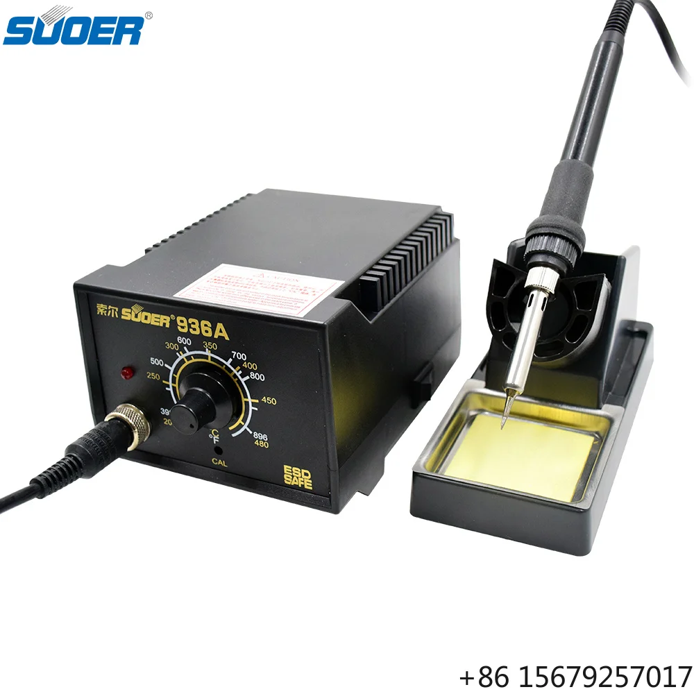 For Digital Adjustable Smart Hot Air Gun Soldering Station Sleep Mode Auto Cool ESD Safe Design 200-480C Straight Needle
