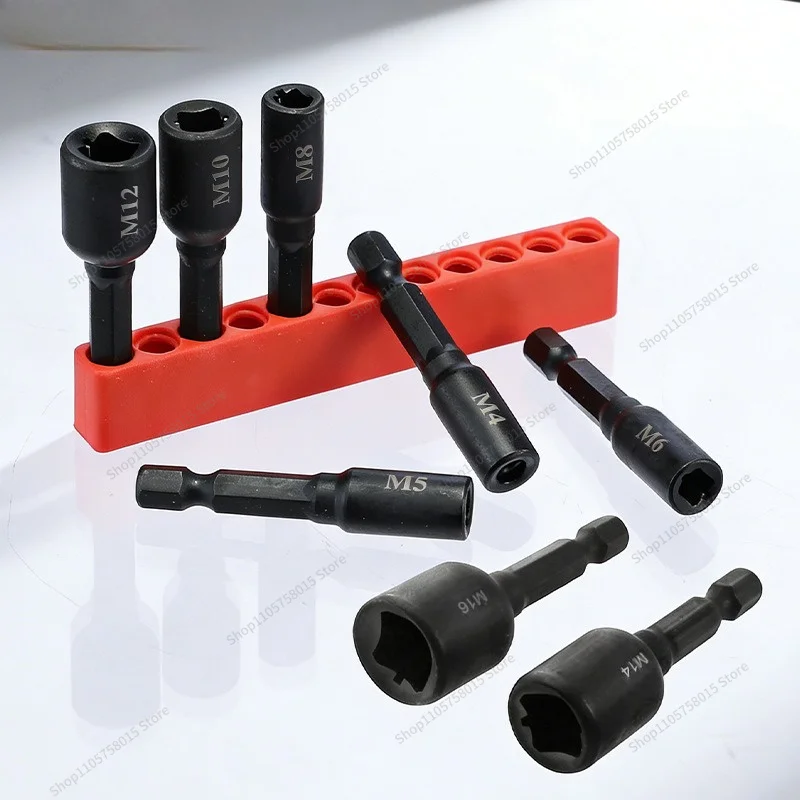 For Machine Tap Sleeve 1/4 Hexagonal Handle Alloy Steel Wind Batch Tapping Chuck Wrench Internal Teeth Wire Return Sleeve Tool