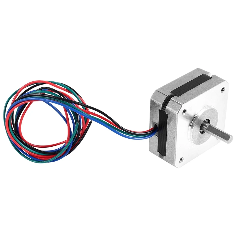 ABYL 17Hs08-1004S 4-Lead Nema 17 Stepper Motor 20Mm 1A 13Ncm(18.4Oz.In) 42 Motor Nema17 Stepper For Diy 3D Printer Cnc Xyz