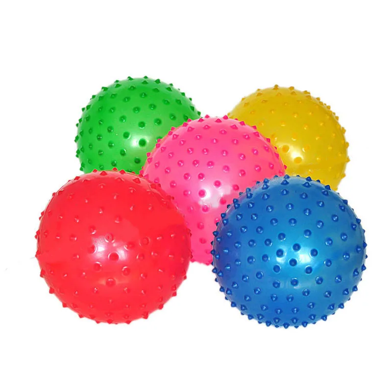 5PCS inflatable toy massage ball parent-child interactive massage series round ball inflatable massage ball toy prick ball