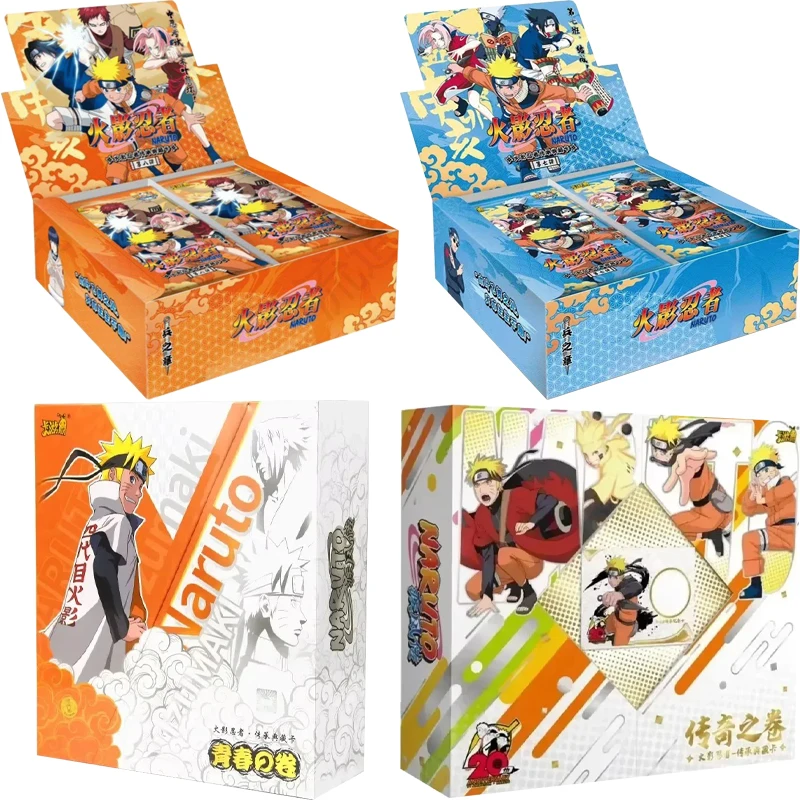 

KAYOU Naruto Collection Booster Box Cards SP Uzumaki Uchiha Sasuke Tcg Anime Playing Game Cartas Christmas Gift Adult Toys Xmas