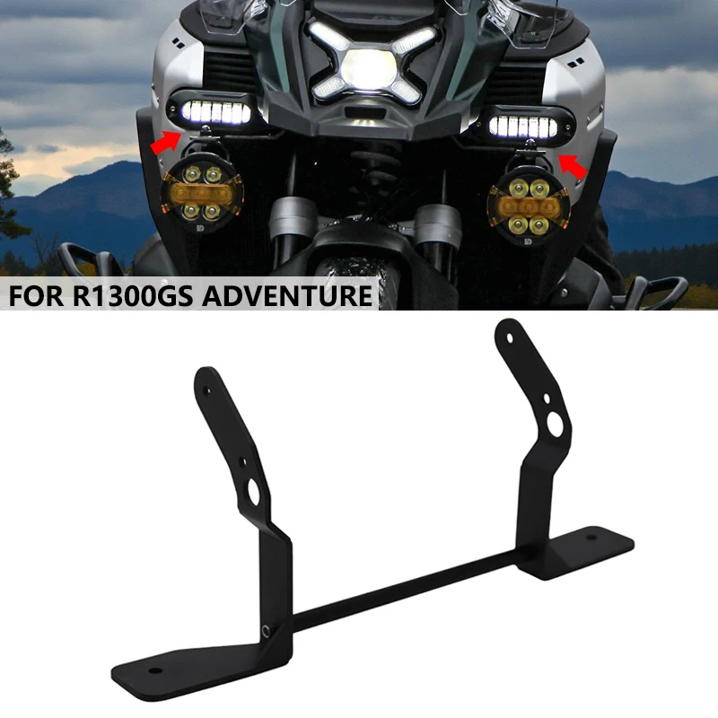 

Для BMW R1300GS ADV R1300 GS Adventure R1300GSA 2024 2025 2026 мотоциклетные противотуманные фары, светодиодный кронштейн, держатель вспомогательного фонаря, поддержка