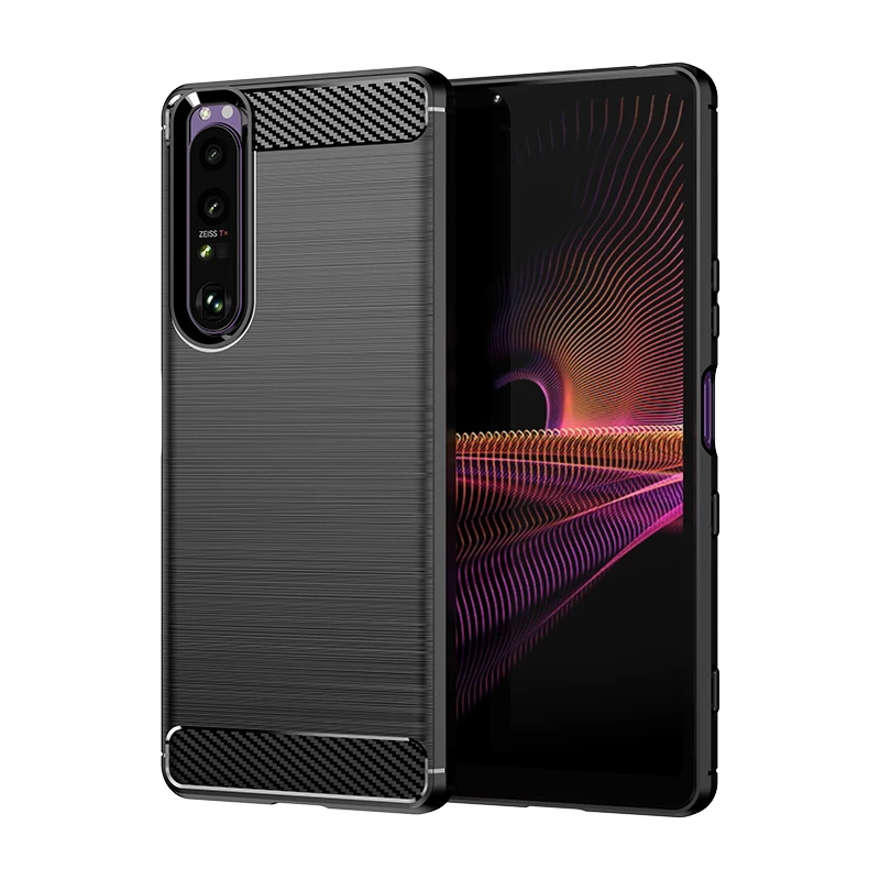 For Sony Xperia 1 III 1iii xperia1 iii Soft Matte Case Luxury Phone Cover for sony 1iii Shockproof Silicone Protective Cases