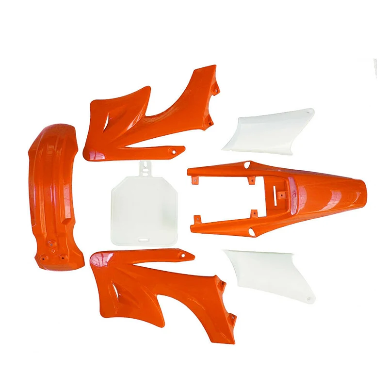 Motorcycle Sticker Apollo Plastics Fender Kit  For Apollo Orion 110cc 125cc 140cc 150cc 200 Pit Bike orange