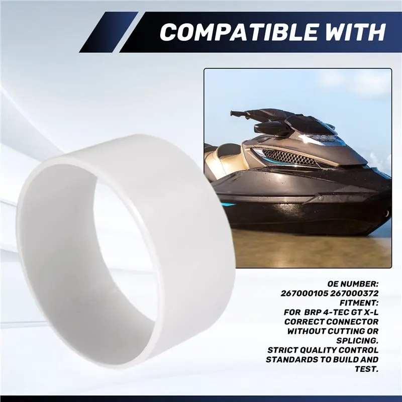 A58X-For Seadoo BRP 4-TEC GT X-L Compatible 159Mm White Wear Ring 267000105 267000372