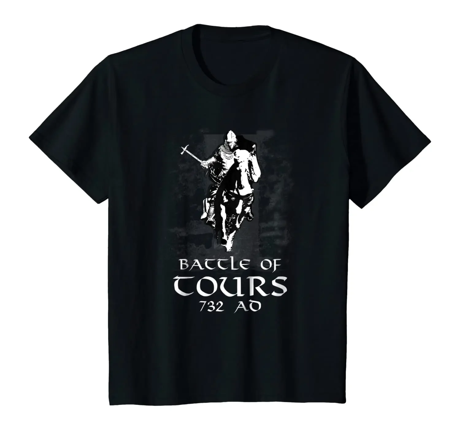 Battle of Tours Medieval Christian History T-Shirt. Summer Cotton Short Sleeve O-Neck Mens T Shirt New S-3XL