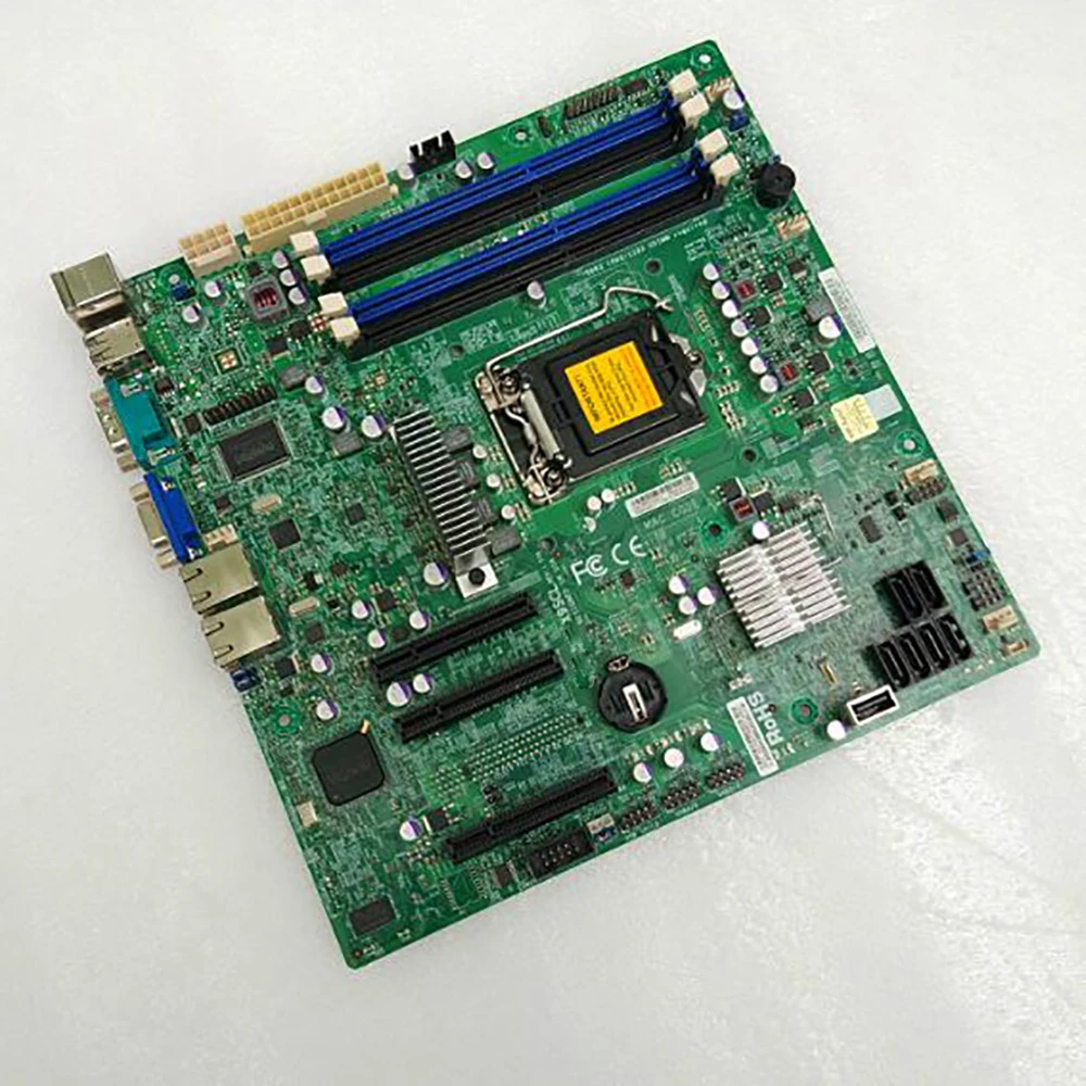 X9SCL Server Motherboard LGA1155 DDR3 SATA 2.0 PCI-E 3.0 USB 2.0 Xeon E3-1200 V1 V2 Series