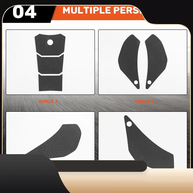 

A13Z-Motorcycle Fuel Tank Pad Anti Slip Protector Stickers Knee Grip Side Decals Accessories For FZ6 FZ-6 2004-2011