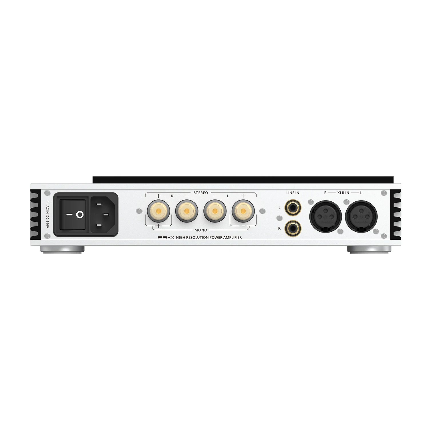 SMSL PA-X Amplificador de potência de nitreto de gálio HIFI Amplificador de áudio digital de dois canais Suporte de potência pura Modo mono 8Ω infineon PAX