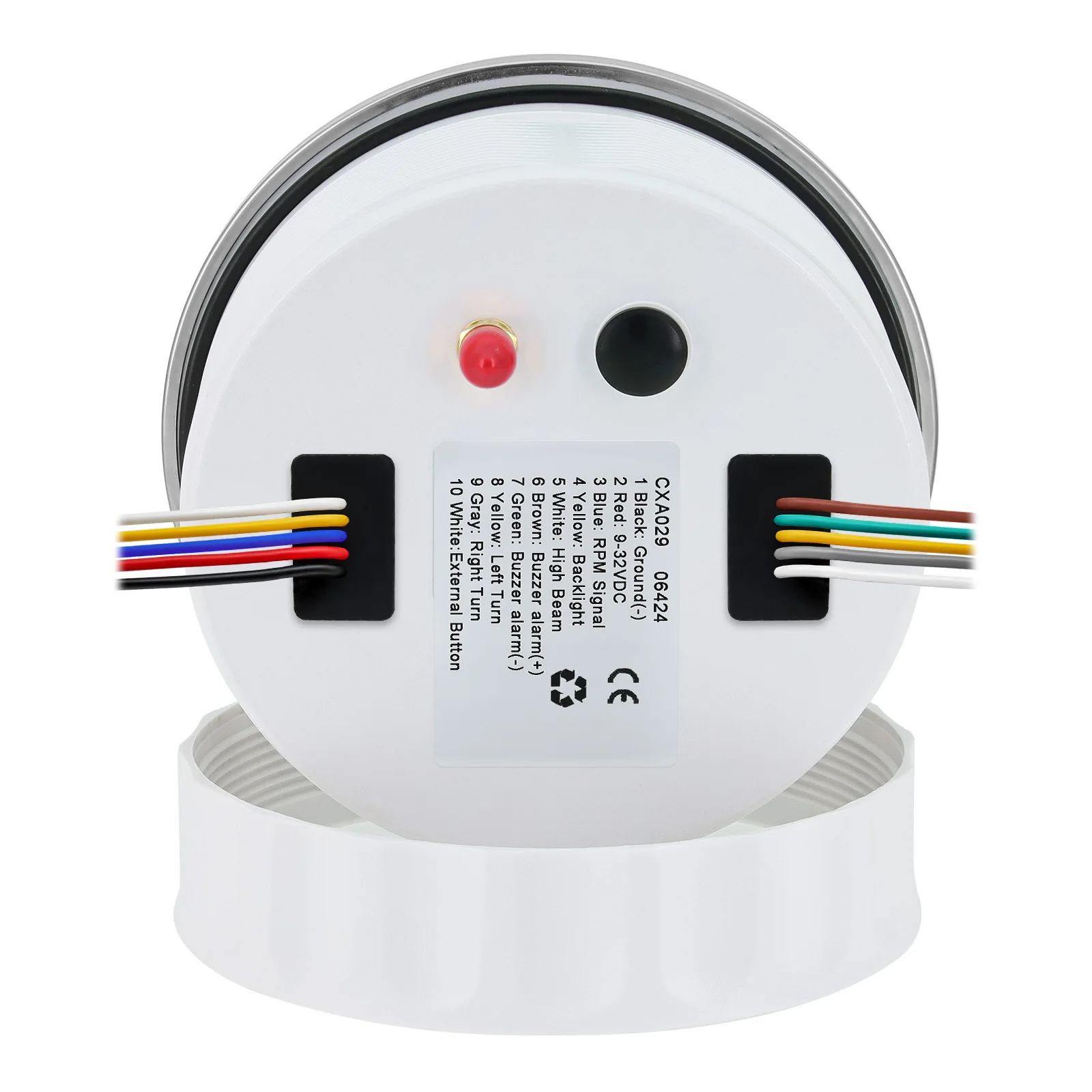 120/200km/h or 120/200mph GPS Speedometer 2 IN1 Car Gauge  Waterproof Car Speed Gauge  Red Backlight with Turn Signal