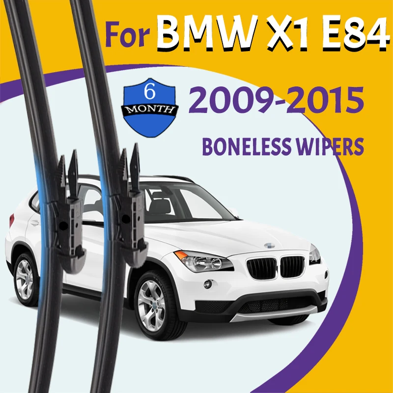 

Car Wiper For BMW X1 E84 2009-2015 Dovetail Soft Rubber Wiper Windshield Windscreen HD Quiet Automotive Wiper 24"+19"