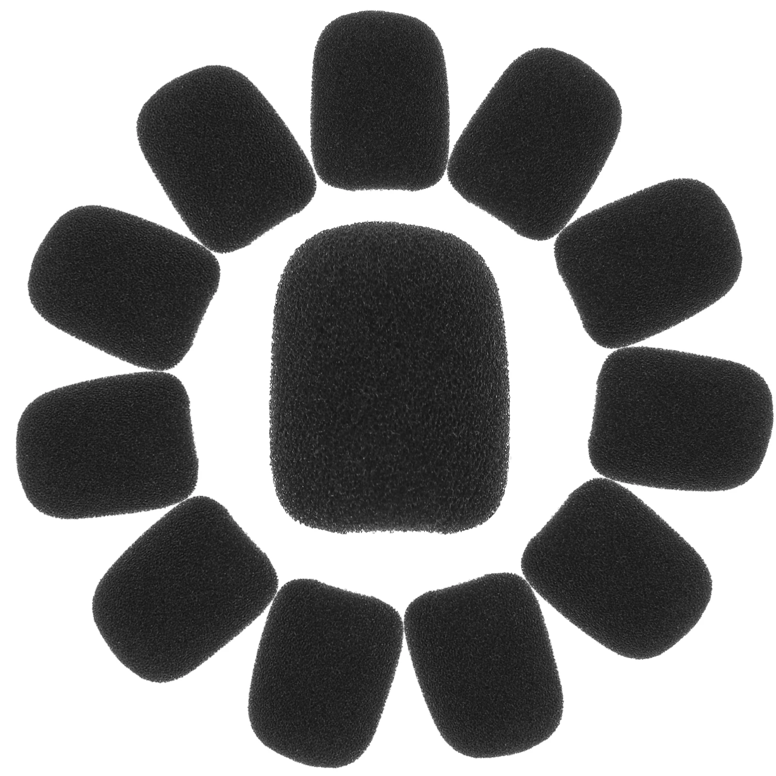

20Pcs Amplifier Microphone Covers Sponge Replacement Windshield for Stage Recording Mic Accessory Mic Windscreen