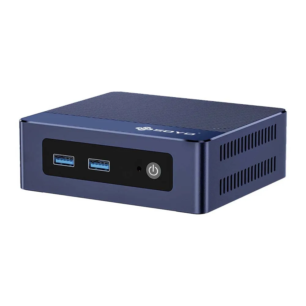SOYO M4 Mini-PC-Computer AMD 3020E CPU Windows11 Pro 8 GB DDR4 RAM 256 GB M.2 SSD USB3.2 WiFi5 BT4.2 Haushalt Mini-Desktop-Host