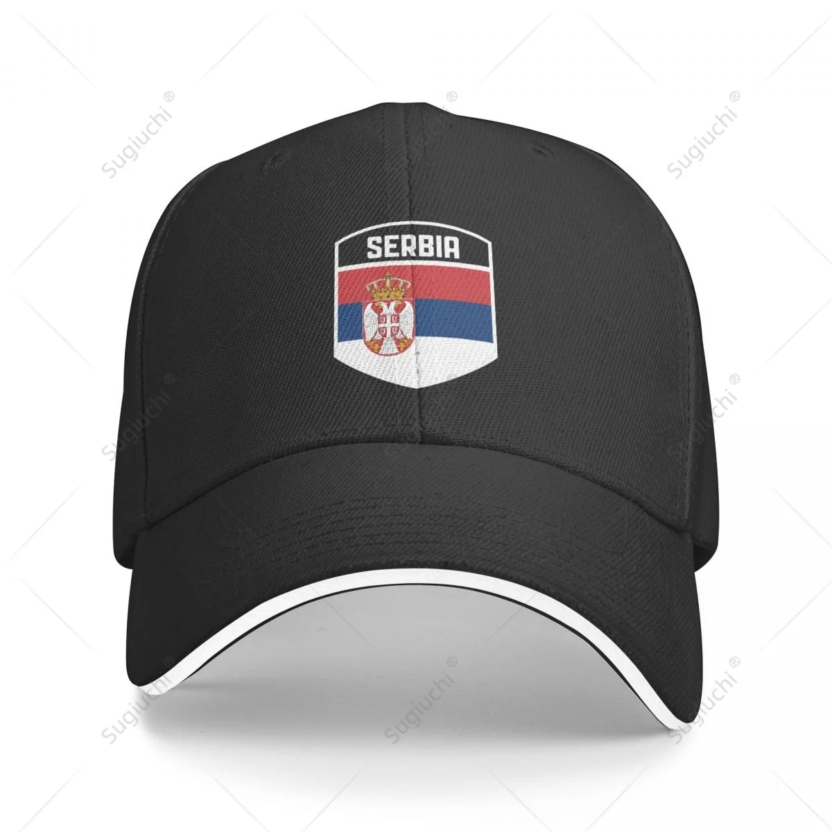 Multifunction Serbia Flag Shield Sandwich Baseball Cap Men Sports Casual Caps Golf Hat Fishing Outdoors