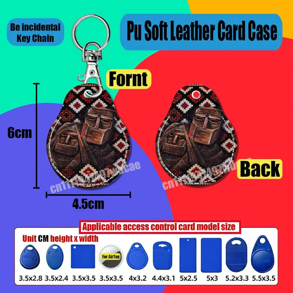 For Armenia Artsakh Passport Flag Cross For AirTag Case Card Holder Sleeve ID Credit Bank Access Badge For Air Tag Case Shell