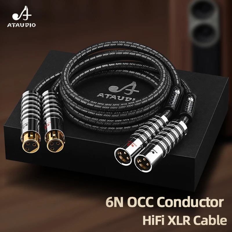 High Quality OCC Dual Xlr Male To Female Audio Video Cable For Microphone Amplifier Stereo Jack XLR Balanced Audio Cable