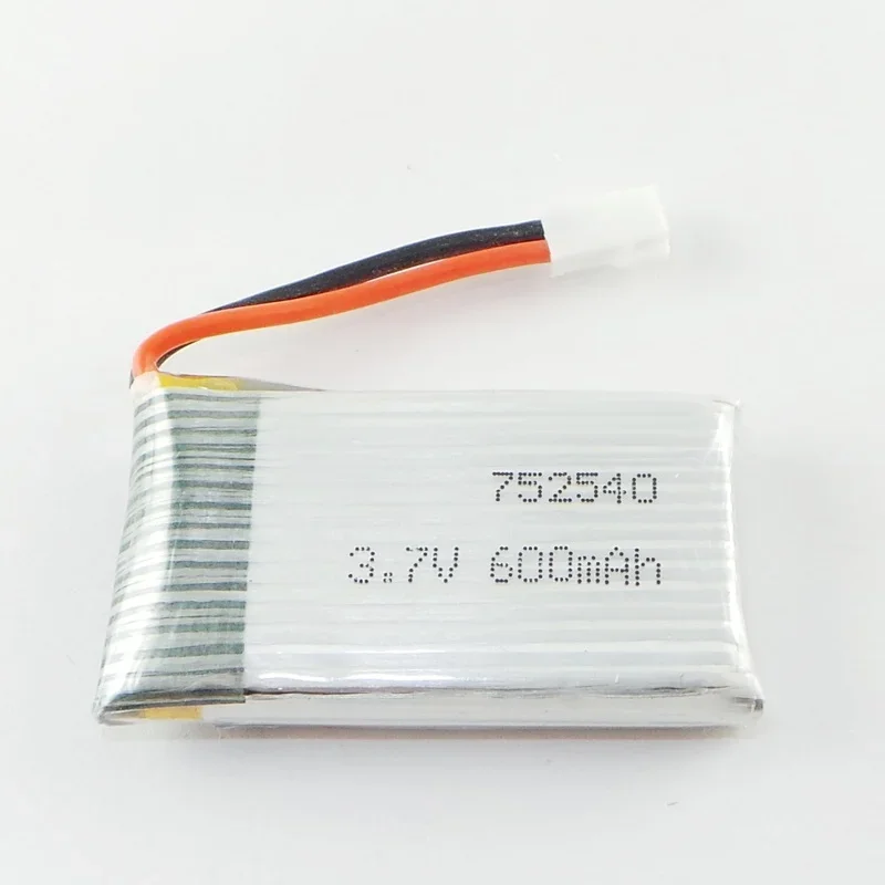 طائرة نموذجية جديدة للتحكم عن بعد بأربعة محاور من سيما براون X5C 752540   بطارية ليثيوم 3.7 فولت بدون طيار خلية ليثيوم أيون قابلة لإعادة الشحن