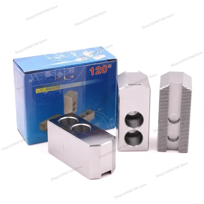 For 6 Inch, Hydraulic Chuck, Jaw, Soft Jaw 60 Degrees 90 Degrees 120 Degrees