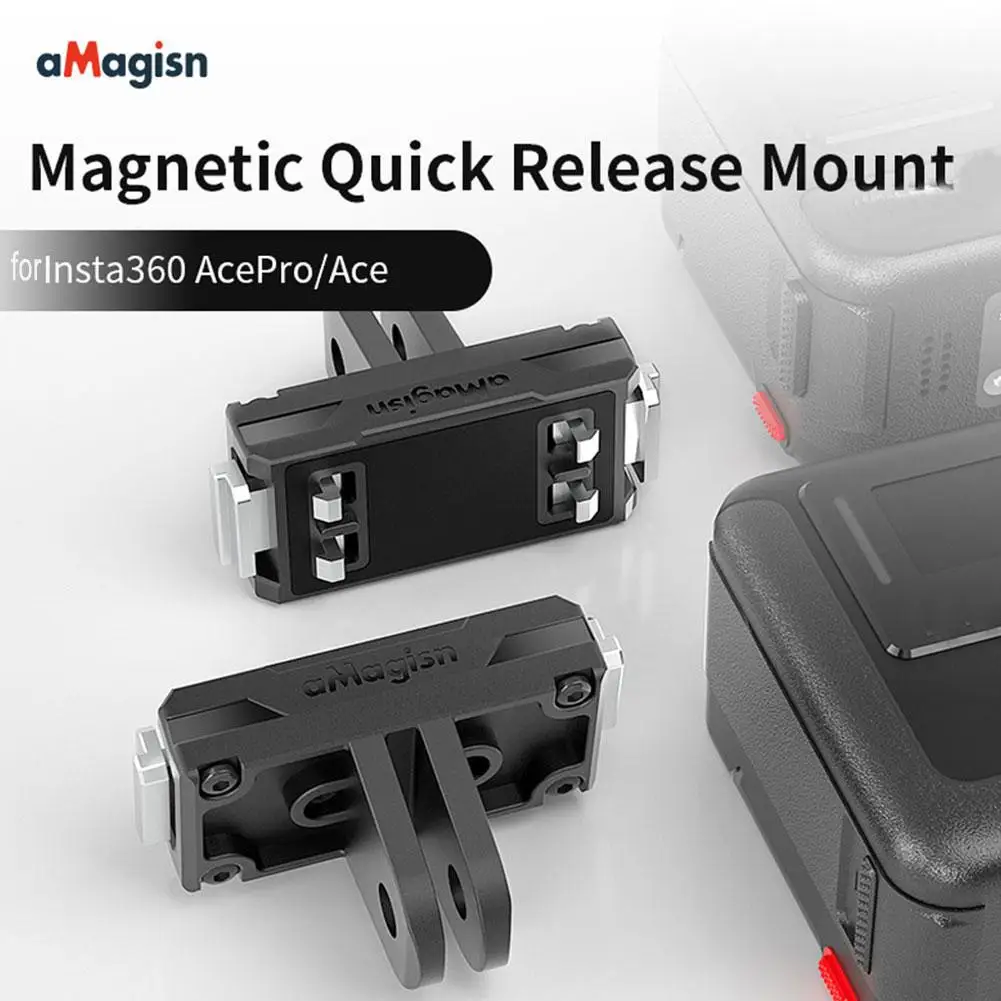 Metal Magnetic Quick Release Base Adapter Mount For Insta360 Ace/AcePro Portable Action Camera Quick Release Accessories