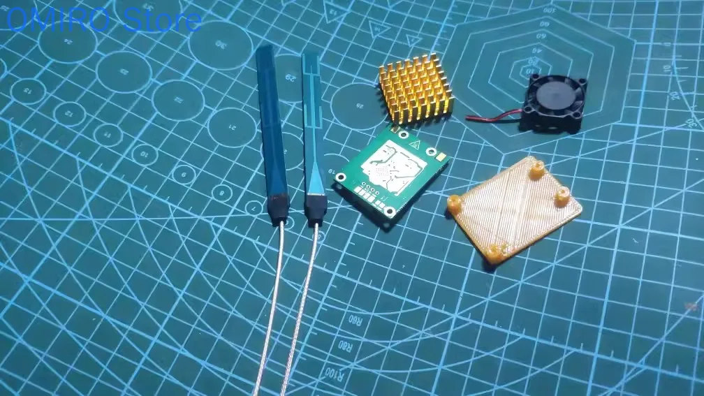 Imagem -02 - Placa de Rede de Alta Potência Raspberry pi Rs180 Rtl8812au Nic 2w Transferência
