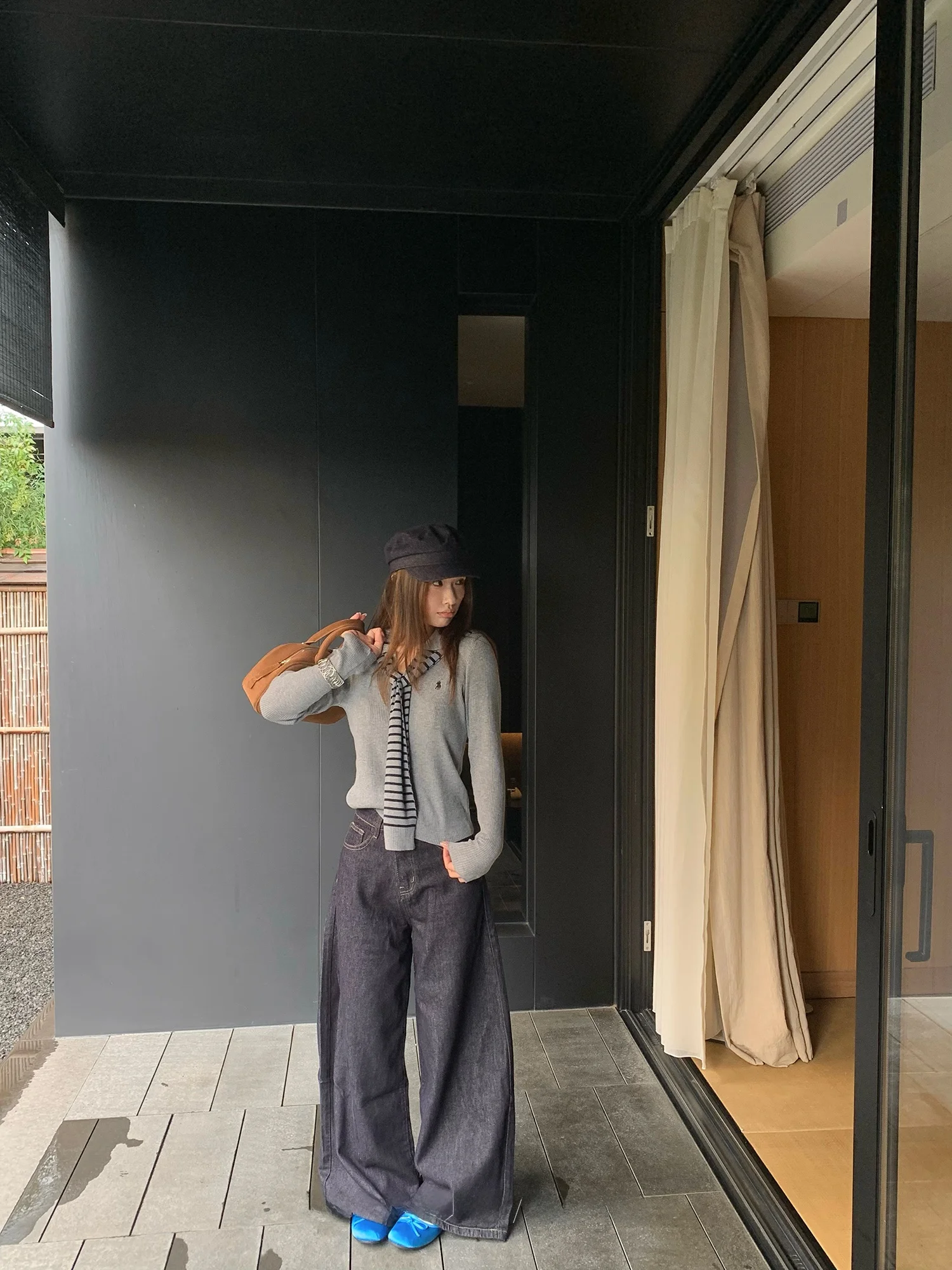 

Джинсы женские с высокой талией, широкие, прямые, свободного кроя, в пол, повседневные, на молнии, для осеннего сезона