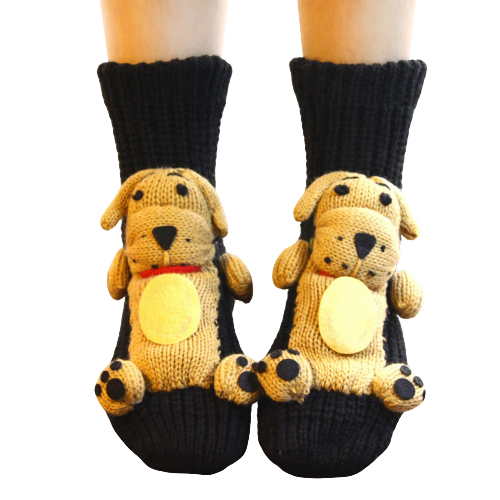 

3D Knitted Animal Cute Socks Cozy Fuzzy Thick Warm Plush Socks for Women Teens Kids Home Winter Holiday Christmas Kawaii Gift