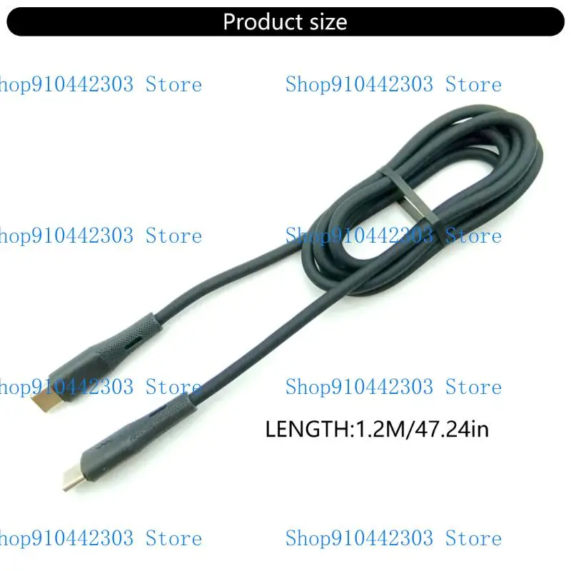L4MD Flexible Silikon -USB -Ladekabel Fast Ladedaten USB C zu USB – Detail 6