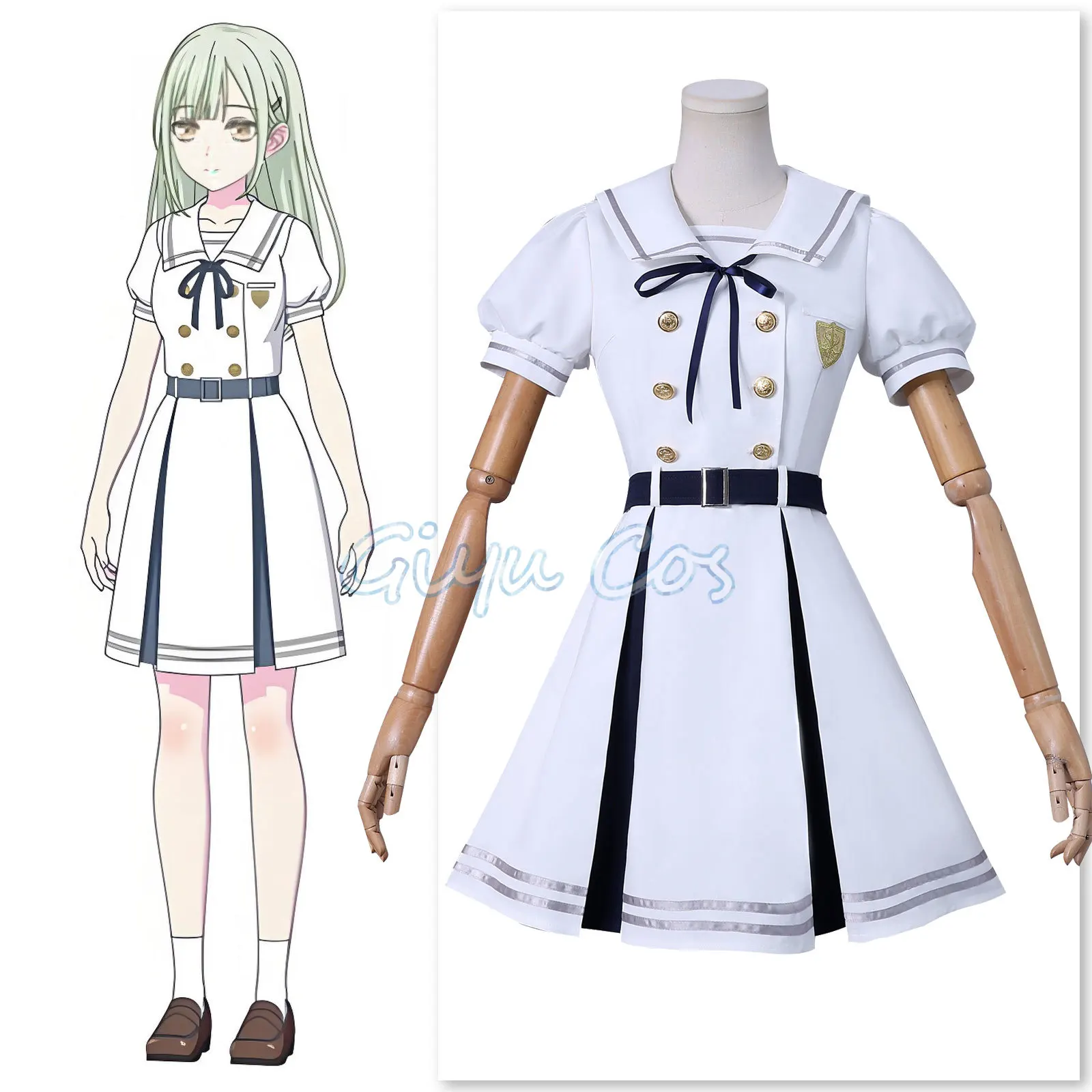 

Костюм для косплея BanG Dream, китайские костюмы на Хэллоуин для женщин, игровая форма