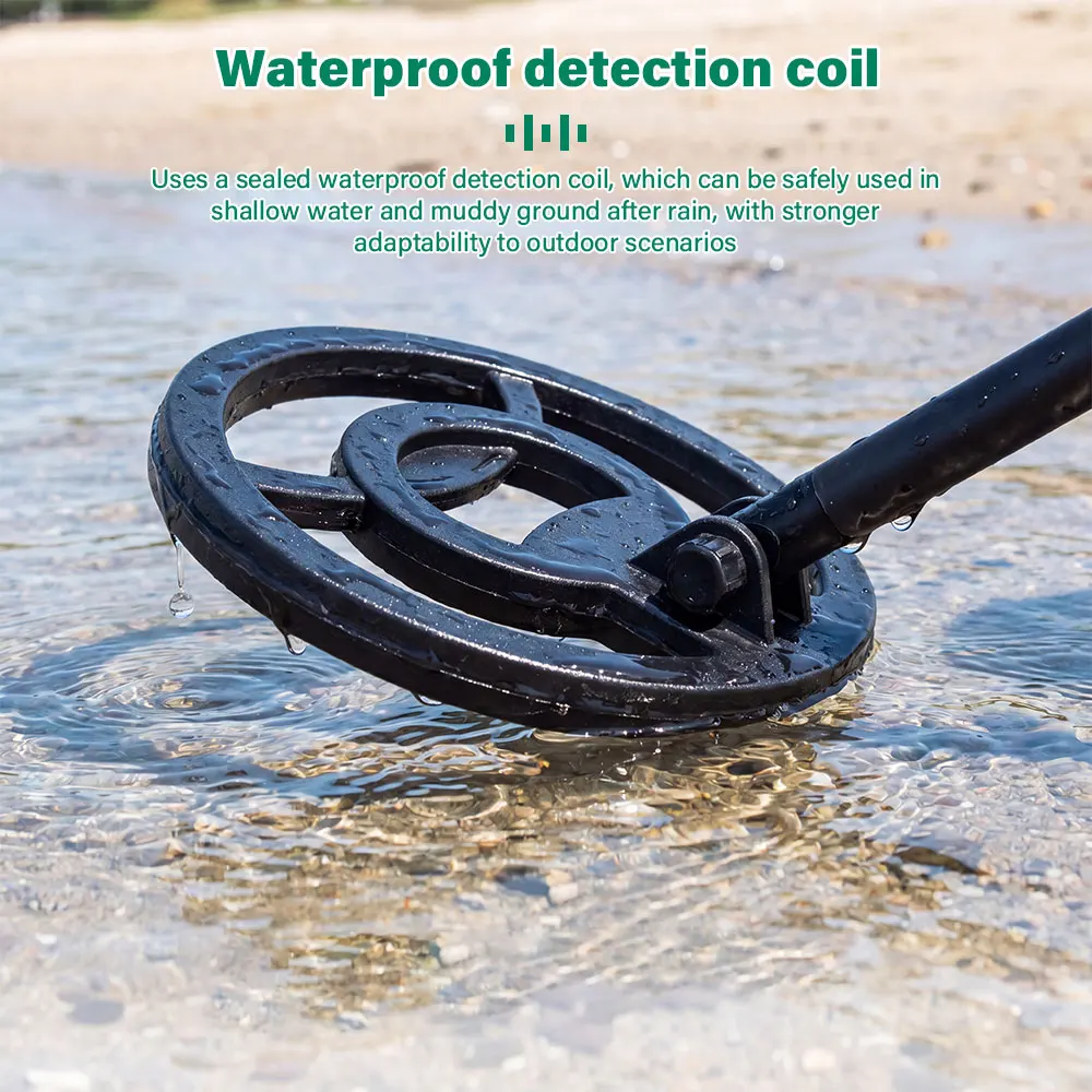 8 Inch IP68 Waterproof Search Coil Metal Detector MD-5030P High Accuracy Disc Notch Pinpoint Modes For Treasure Hunter view 5