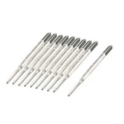 5pcs 1.6mm Dia Straight Screw Flute Machine Taper Tap