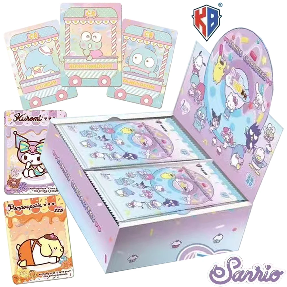 Original KABAO Sanrio Card For Children Hello Kitty My Melody Little Twin Star Exquisite Limited Game Collection Card Table Toys