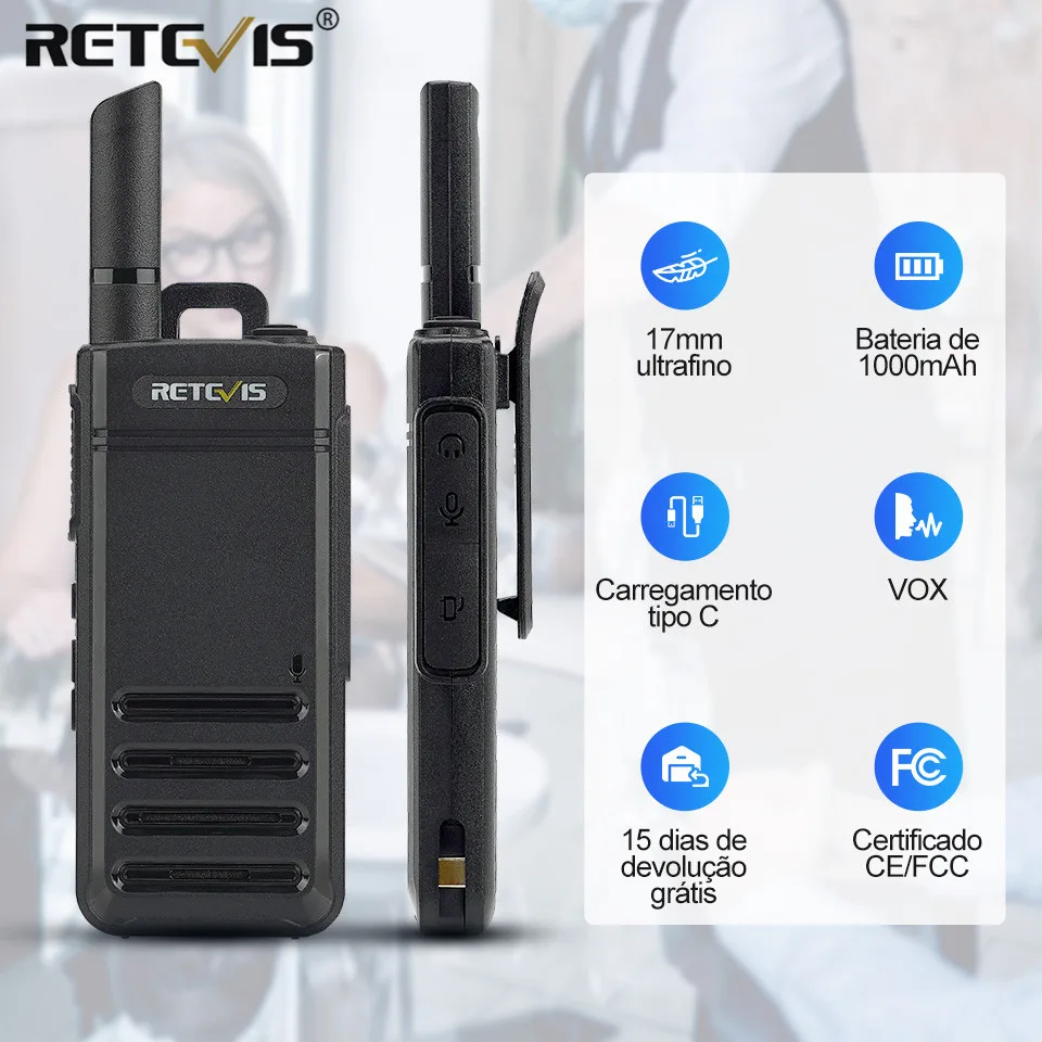 retevis-rb639-walkie-talkie-2pcs-lightweight-walkie-talkies-long-range-type-c-portable-two-way-radio-comunicador-for-restaurant