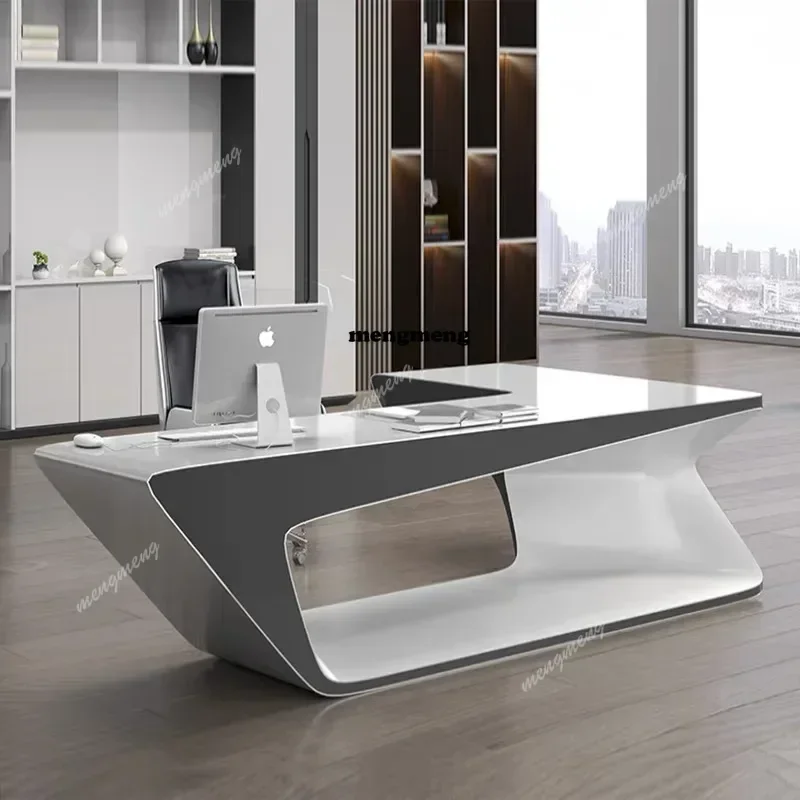 Grande promotion Offices Room Desks Offer Workshop Modern Ordenador Furniture Reception Simple Reading Workshop Table Automatic