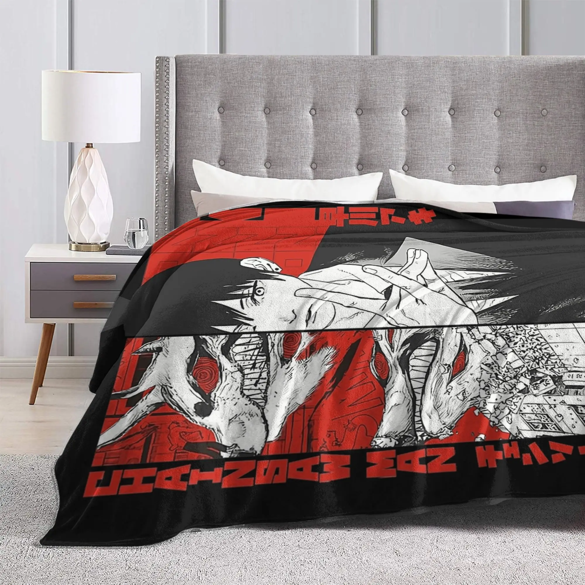 بالمنشار الرئيسي أنيمي دينجي بطانية قطيفة للأطفال الكبار الفانيلا رمي بطانية للخارجية لينة جودة مخصصة المفرش هدية فكرة