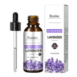 Aceite esencial de lavanda para SPA, Perfume hidratante, cómodo, calmante, nutritivo e hidratante, esencia de masaje, 100ml