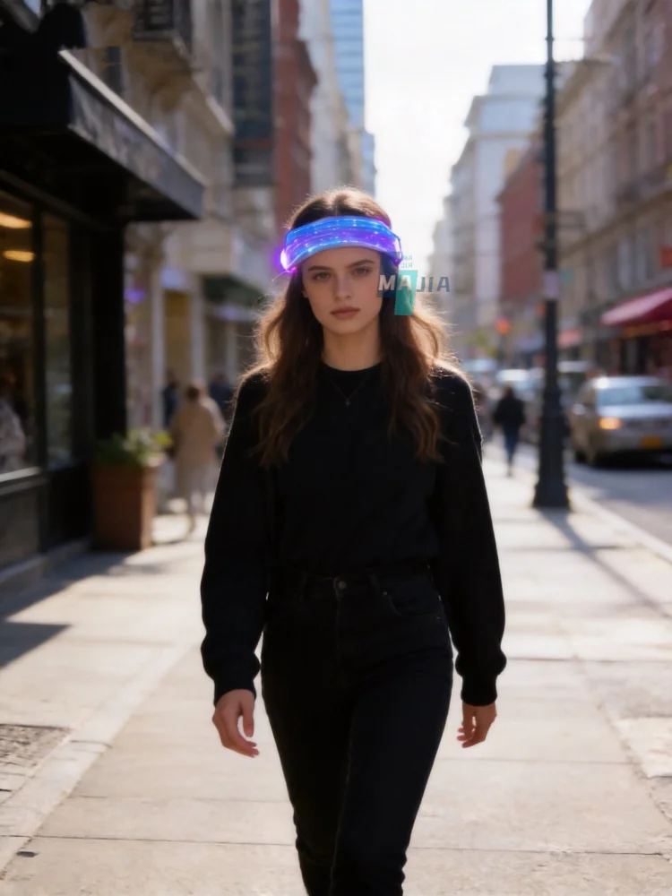 rechargeable-led-fiber-optic-glow-headband-light-up-luminous-hair-accessory-for-nightclub-rave-festival-party-music-concert-wear