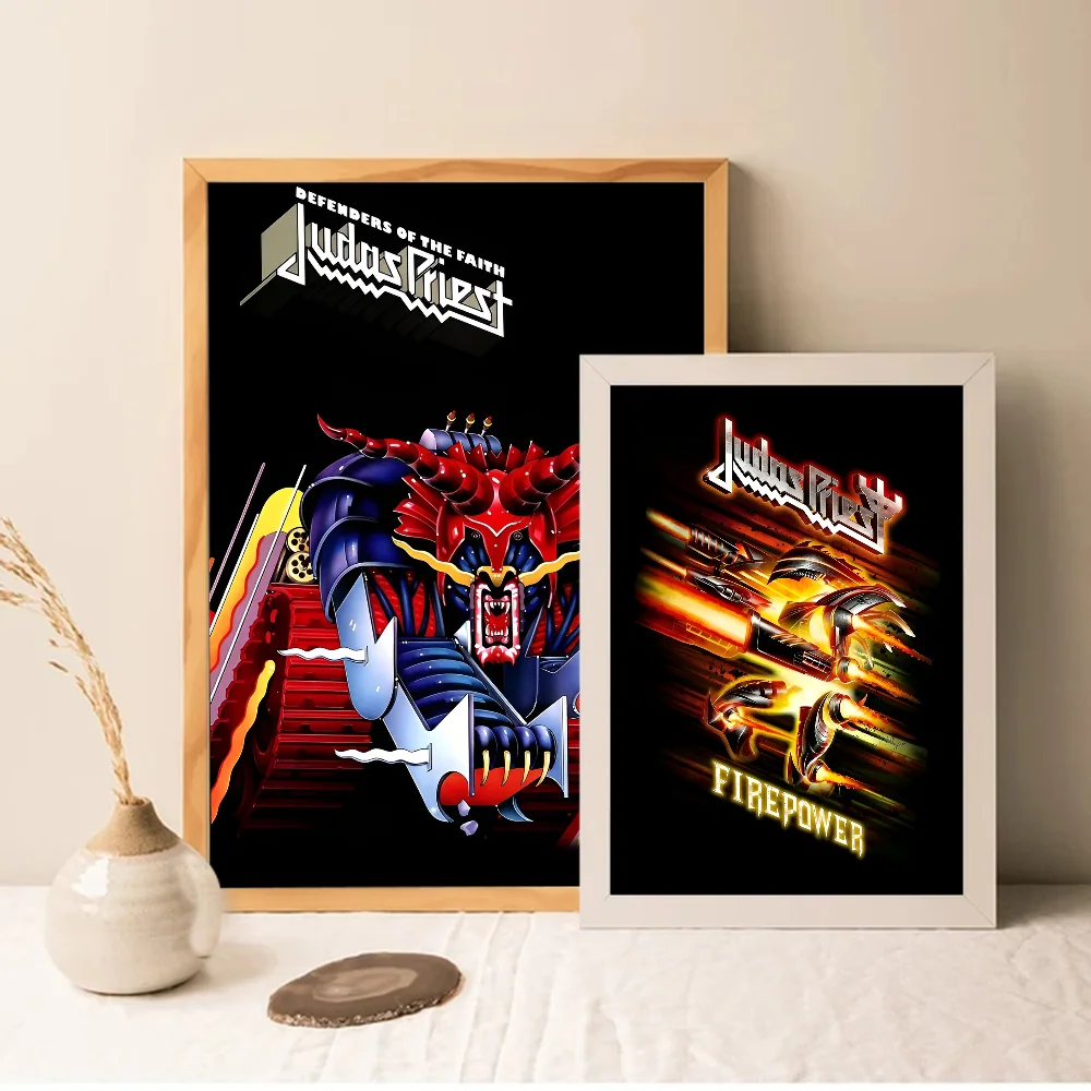 Rock Band Judas Priest Invincible Classic Vintage Posters Vintage Room Home Bar Cafe Decor Nordic Home Decor