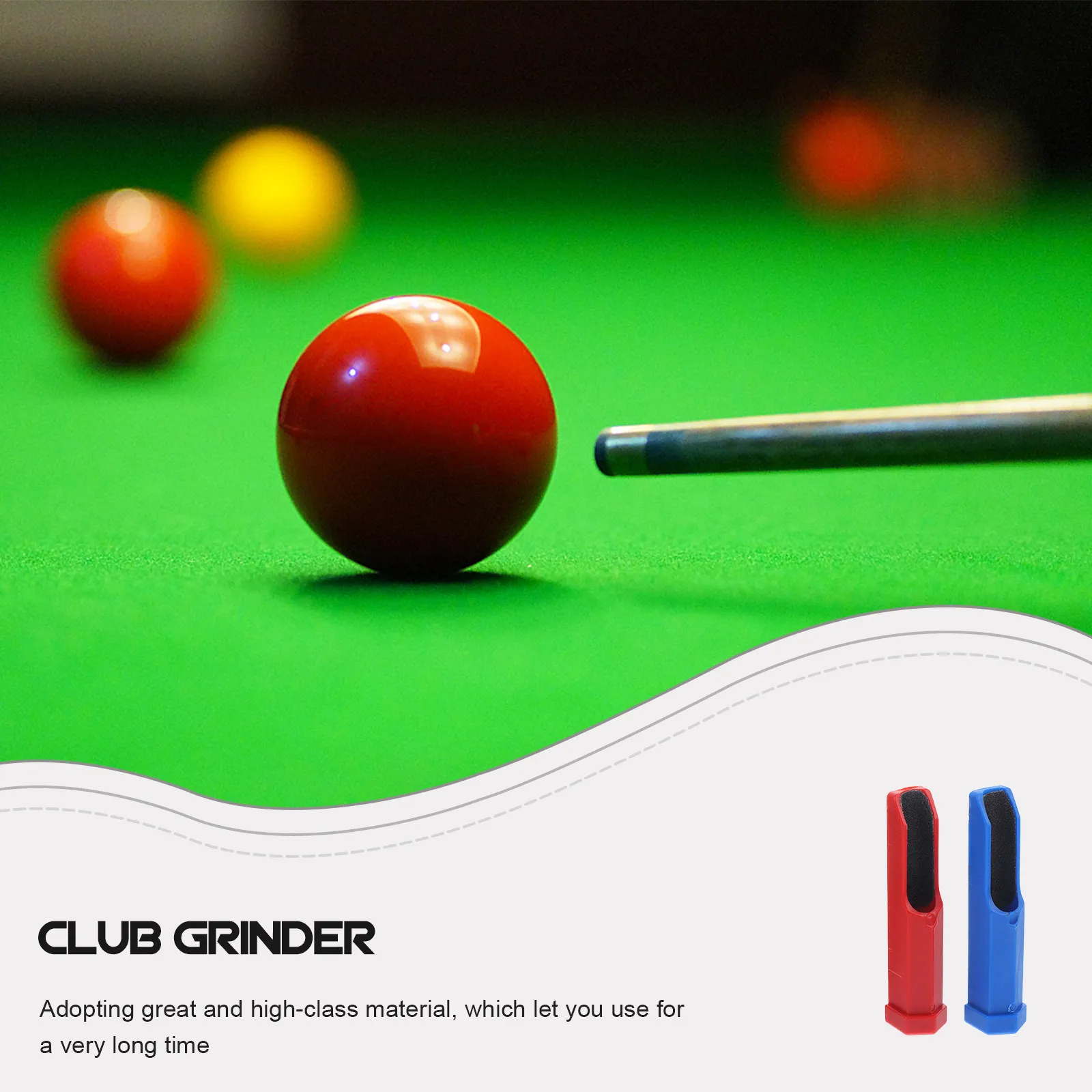 

Набор из 2-х пластиковых инструментов для формирования и полировки наконечников бильярдных киев, для эффективной формовки наконечников и нанесения мела