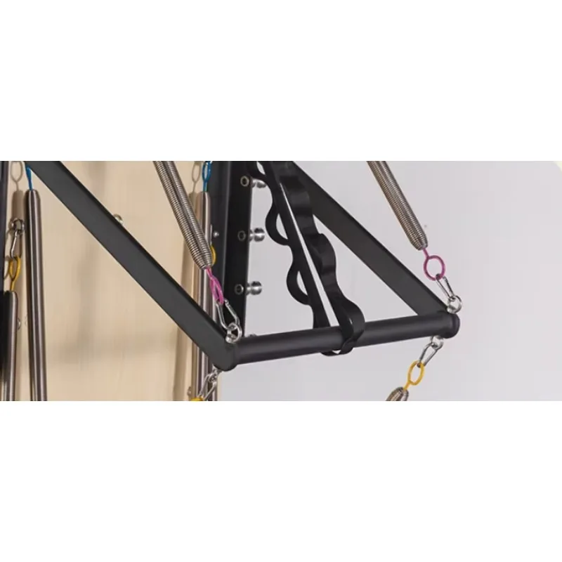 Trampolim de parede YTYIN, reformador de pilates de madeira de carvalho tudo-em-um para academia em casa, equipamento para economizar espaço