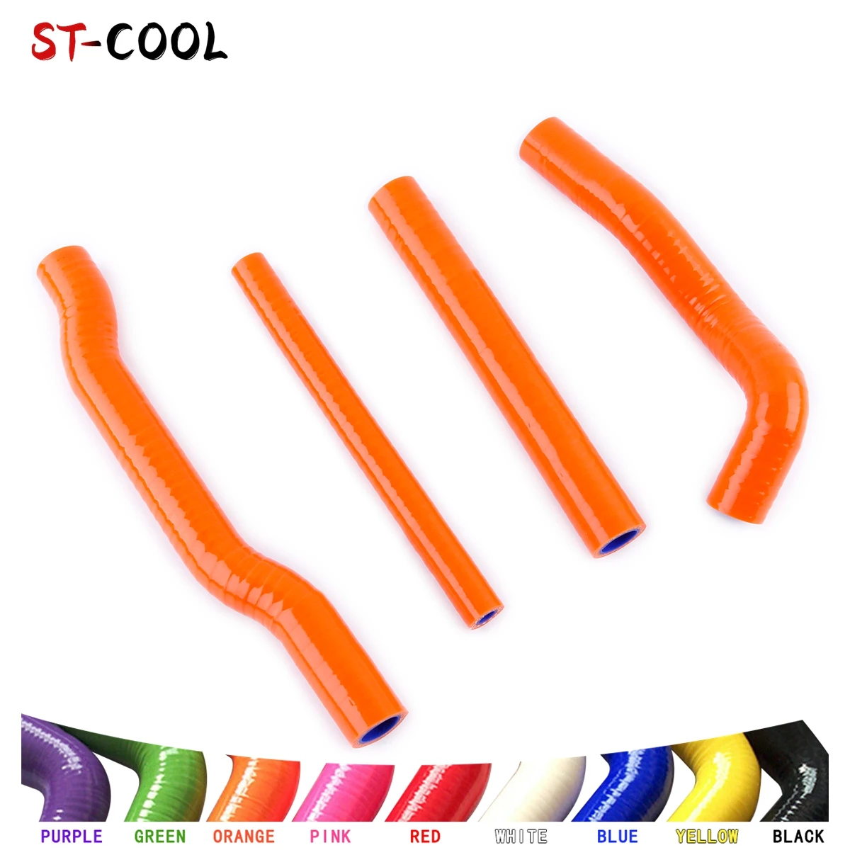 

FOR KTM 150 125 SX 2016 2017 125SX 150SX 16 17 Reinforced Silicone Tube Pipe Radiator Hoses Kit 4Pcs 10 Colors