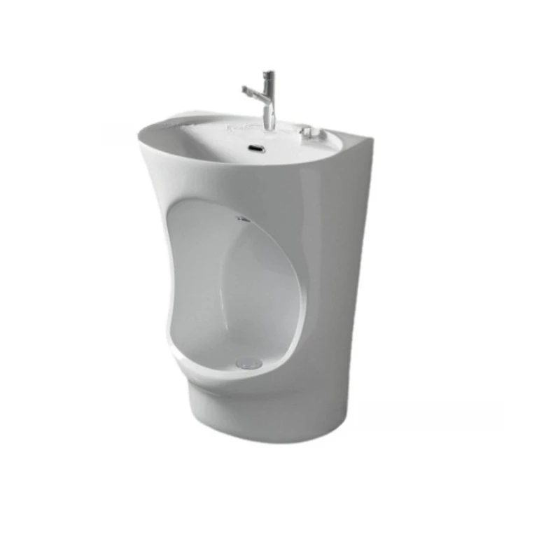 Foot wash basin multi-functional ceramic wash integrated, Middle East hand wash foot pool one-piece column basin