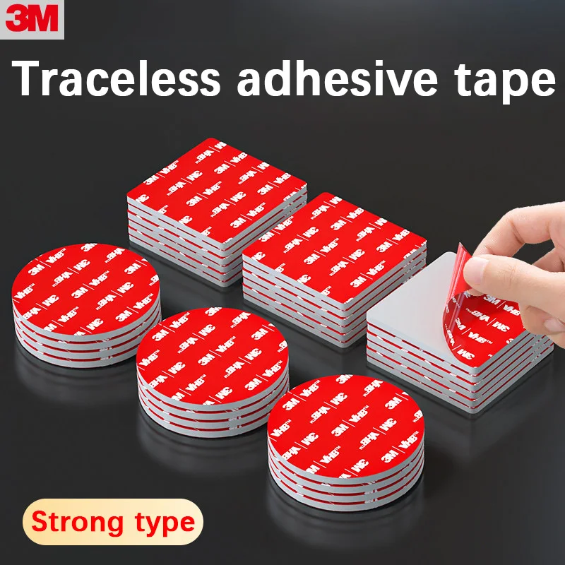 3M Invisible Double-sided Adhesive Tape - High Adhesion - Vehicle Adhesive - Strong Foam Rubber Strip - Fixing Wall Decorations